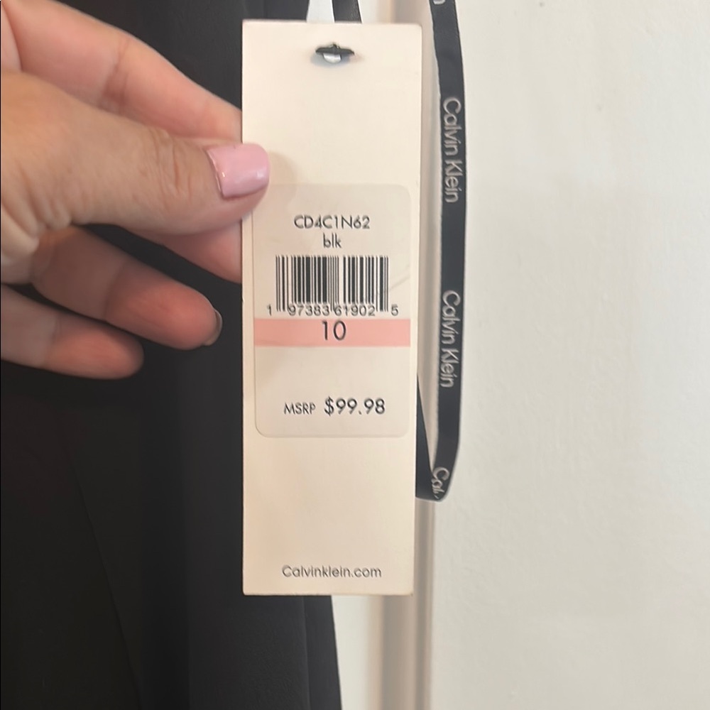 Calvin Klein Elegant Black Garment